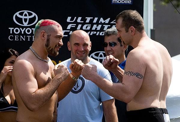 UFC 69: Shootout Weigh-In Brad Imes & Heath Herring