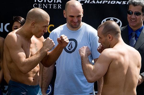 UFC 69: Shootout Weigh-In Georges St-Pierre & Matt Serra
