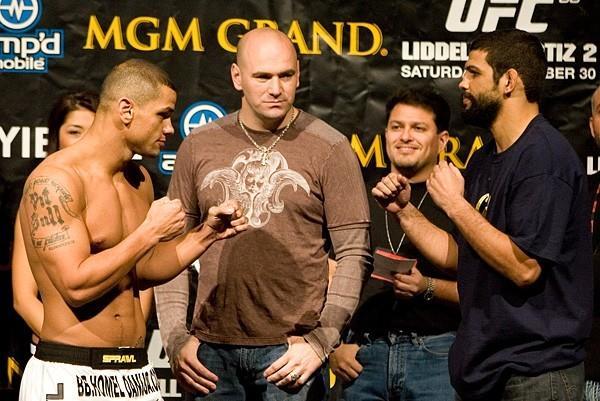 UFC 66 Weigh In Thiago Alves Tony DeSouza