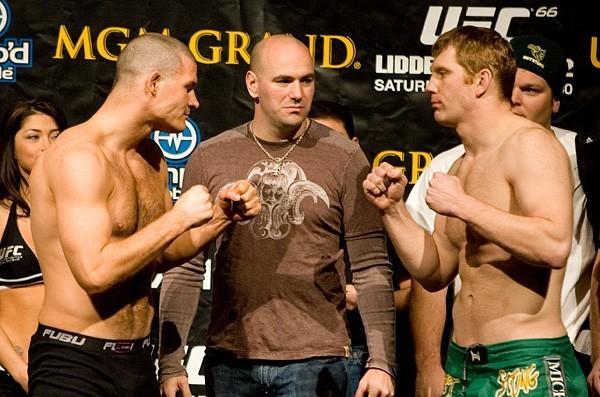 UFC 66 Weigh In Michael Bisping Eric Schafer