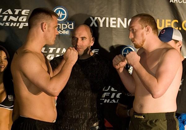Jake O'Brien Josh Schockman UFC 65 Weigh In