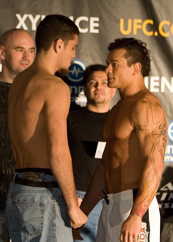 Nick Diaz Gleison Tibau UFC 65 Weigh In