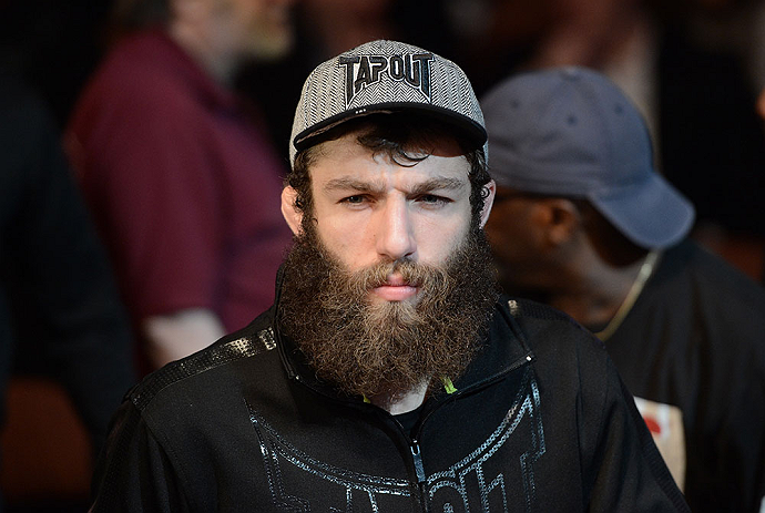 ANAHEIM, CA - FEBRUARY 23: Michael Chiesa prepares to face Anton Kuivanen in their lightweight bout during UFC 157 at Honda Center on February 23, 2013 in Anaheim, California. (Photo by Donald Miralle/Zuffa LLC/Zuffa LLC via Getty Images) *** Local Capt