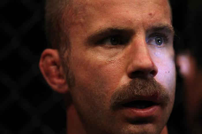 TORONTO, ON - DECEMBER 10: Jared Hamman is examined by a doctor after his knockout loss to Constantinos Philippou during the UFC 140 event at Air Canada Centre on December 10, 2011 in Toronto, Ontario, Canada. (Photo by Nick Laham/Zuffa LLC/Zuffa LLC vi
