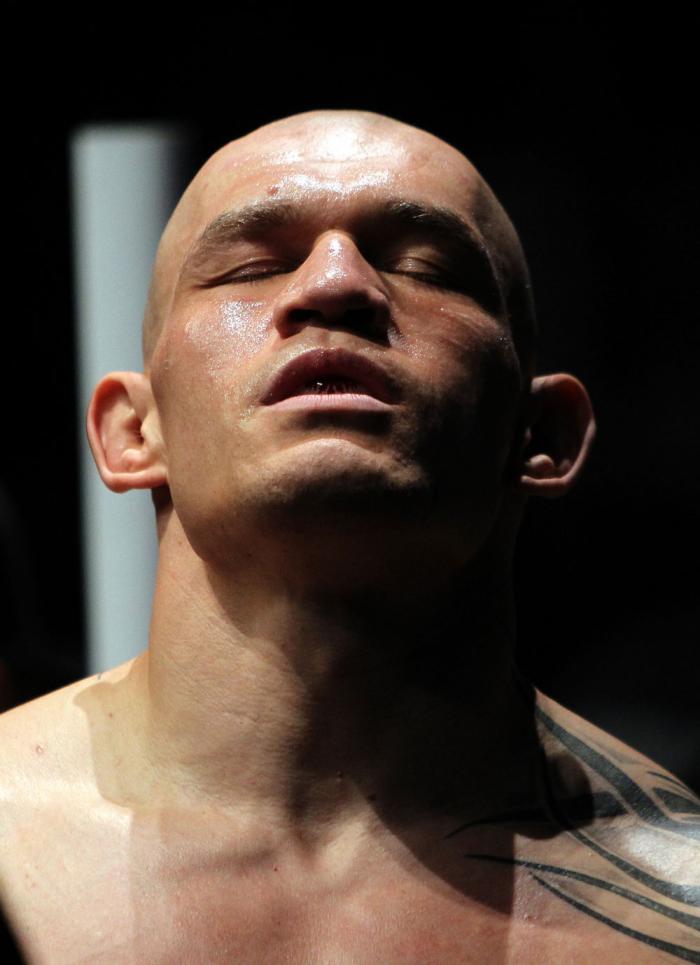 TORONTO, ON - DECEMBER 10: Krzysztof Soszynski prepares to enter the Octagon before his bout against Igor Pokrajac during the UFC 140 event at Air Canada Centre on December 10, 2011 in Toronto, Ontario, Canada. (Photo by Josh Hedges/Zuffa LLC/Zuffa LLC