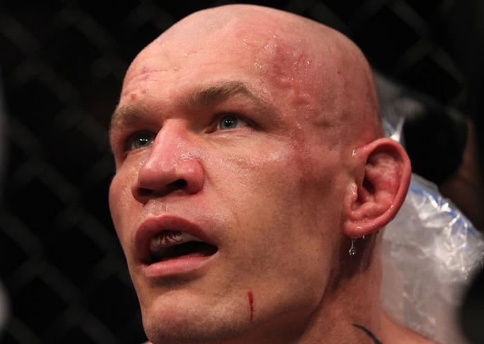 TORONTO, ON - DECEMBER 10: Krzysztof Soszynski reacts after being knocked out by Igor Pokrajac during the UFC 140 event at Air Canada Centre on December 10, 2011 in Toronto, Ontario, Canada. (Photo by Nick Laham/Zuffa LLC/Zuffa LLC via Getty Images)