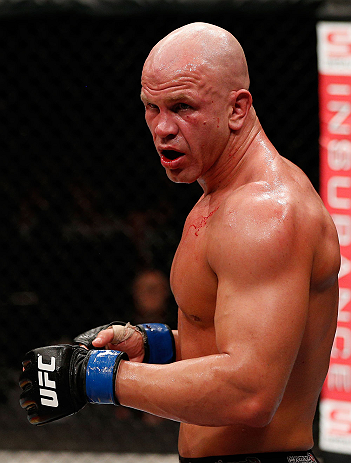 LONDON, ENGLAND - FEBRUARY 16: Ryan Jimmo stands in the Octaogn during his light heavyweight fight against James Te Huna during the UFC on Fuel TV event on February 16, 2013 at Wembley Arena in London, England. (Photo by Josh Hedges/Zuffa LLC/Zuffa LLC