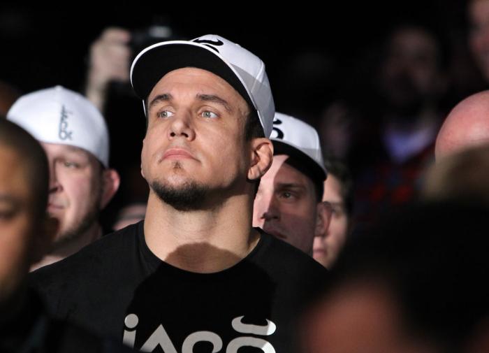TORONTO, ON - DECEMBER 10: Frank Mir enters the arena before his bout against Antonio Rodrigo Nogueira during the UFC 140 event at Air Canada Centre on December 10, 2011 in Toronto, Ontario, Canada. (Photo by Josh Hedges/Zuffa LLC/Zuffa LLC via Getty Im