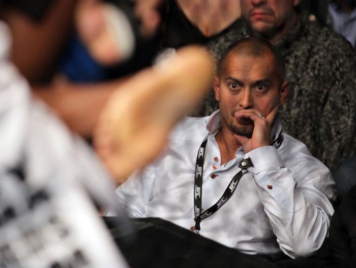 TORONTO, ON - DECEMBER 10: Philadelphia Phillies centerfielder Shane Victorino attends the UFC 140 event at Air Canada Centre on December 10, 2011 in Toronto, Ontario, Canada. (Photo by Nick Laham/Zuffa LLC/Zuffa LLC via Getty Images)