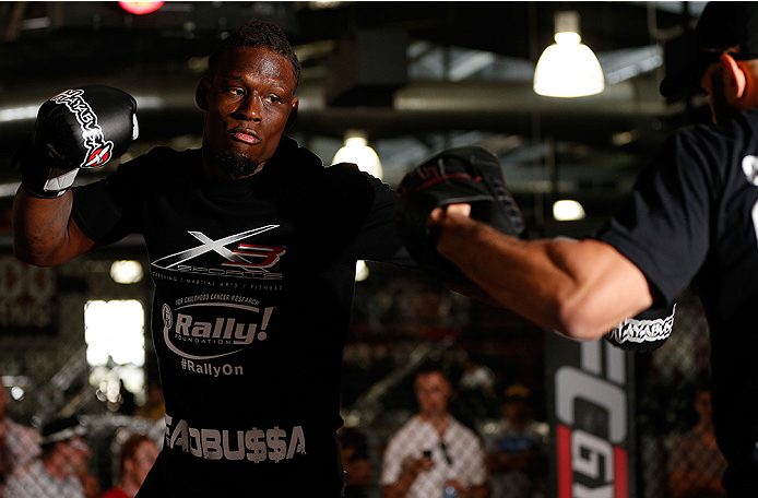 SYDNEY, AUSTRALIA - NOVEMBER 05: Clint Hester of the United States holds an open training session for media at the UFC Gym Sydney on November 5, 2014 in Sydney, Australia. (Photo by Josh Hedges/Zuffa LLC/Zuffa LLC via Getty Images)