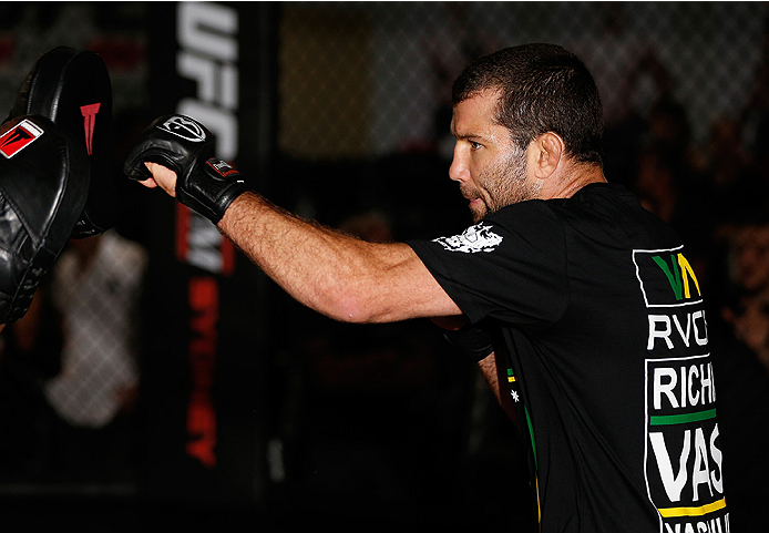 SYDNEY, AUSTRALIA - NOVEMBER 05: Richie Vaculik of Australia holds an open training session for media at the UFC Gym Sydney on November 5, 2014 in Sydney, Australia. (Photo by Josh Hedges/Zuffa LLC/Zuffa LLC via Getty Images)