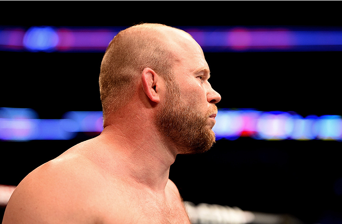 NEW ORLEANS, LA - JUNE 06: Tim Boetsch enters the Octagon before facing Dan Henderson in their middleweight bout during the UFC event at the Smoothie King Center on June 6, 2015 in New Orleans, Louisiana. (Photo by Josh Hedges/Zuffa LLC/Zuffa LLC via G