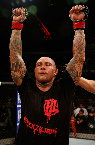 FORTALEZA, BRAZIL - JUNE 08: Thiago Silva reacts after knocking out Rafael "Feijao" Cavalcante in their light heavyweight fight during the UFC on FUEL TV event at Paulo Sarasate Arena on June 8, 2013 in Fortaleza, Ceara, Brazil. (Photo by Josh Hedges/Zu