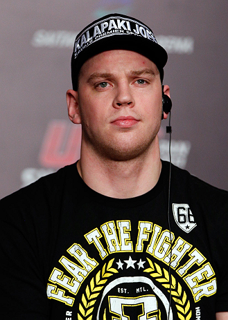 TOKYO, JAPAN - FEBRUARY 28: Stefan Struve interacts with media during a UFC press conference at the Hilton Sjinjuku Hotel on February 28, 2013 in Tokyo, Japan. (Photo by Josh Hedges/Zuffa LLC/Zuffa LLC via Getty Images)