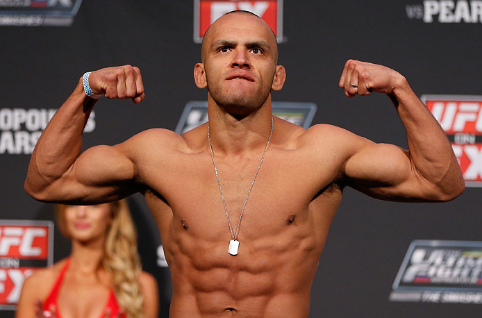 GOLD COAST, AUSTRALIA - DECEMBER 14: Manuel Rodriguez weighs in during the UFC on FX weigh in on December 14, 2012 at Gold Coast Convention and Exhibition Centre in Gold Coast, Queensland, Australia. (Photo by Josh Hedges/Zuffa LLC/Zuffa LLC via Getty I