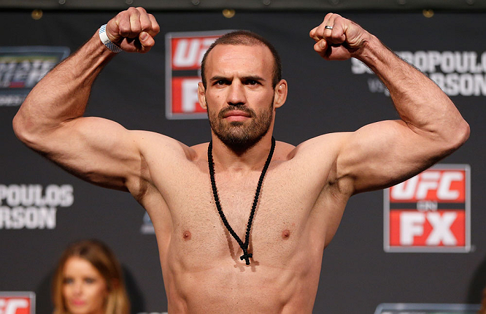GOLD COAST, AUSTRALIA - DECEMBER 14: Igor Pokrajac weighs in during the UFC on FX weigh in on December 14, 2012 at Gold Coast Convention and Exhibition Centre in Gold Coast, Queensland, Australia. (Photo by Josh Hedges/Zuffa LLC/Zuffa LLC via Getty Imag