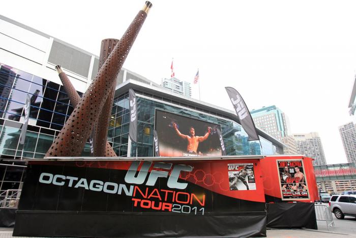 TORONTO, ON - DECEMBER 09: A general view of the Air Canada Centre outside during the UFC 140 Official Weigh-in on December 9, 2011 in Toronto, Canada. (Photo by Mike Roach/Zuffa LLC/Zuffa LLC via Getty Images)
