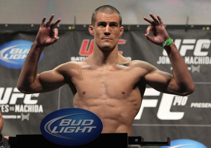 TORONTO, ON - DECEMBER 09: John Cholish weighs in during the UFC 140 Official Weigh-in at the Air Canada Centre on December 9, 2011 in Toronto, Canada. (Photo by Josh Hedges/Zuffa LLC/Zuffa LLC via Getty Images)