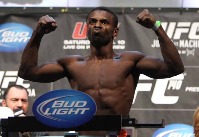 TORONTO, ON - DECEMBER 09: Yves Jabouin weighs in during the UFC 140 Official Weigh-in at the Air Canada Centre on December 9, 2011 in Toronto, Canada. (Photo by Josh Hedges/Zuffa LLC/Zuffa LLC via Getty Images)