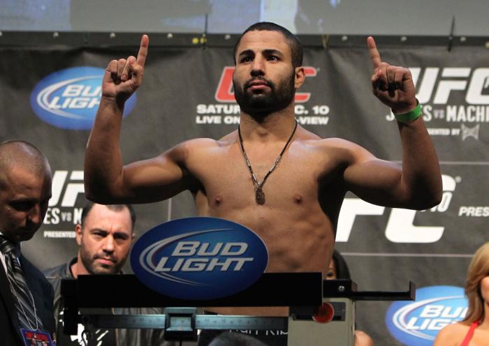 TORONTO, ON - DECEMBER 09: John Makdessi weighs in during the UFC 140 Official Weigh-in at the Air Canada Centre on December 9, 2011 in Toronto, Canada. (Photo by Josh Hedges/Zuffa LLC/Zuffa LLC via Getty Images)