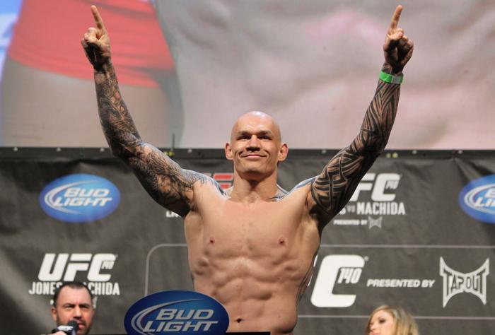 TORONTO, ON - DECEMBER 09: Krzysztof Soszynski weighs in during the UFC 140 Official Weigh-in at the Air Canada Centre on December 9, 2011 in Toronto, Canada. (Photo by Josh Hedges/Zuffa LLC/Zuffa LLC via Getty Images)