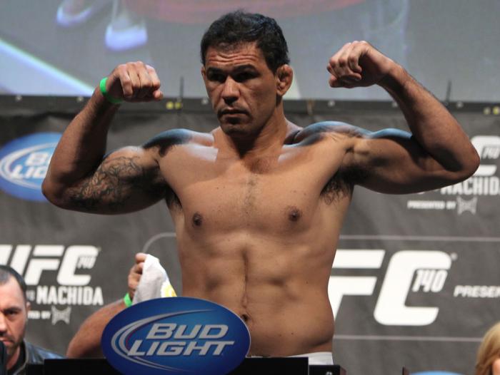 TORONTO, ON - DECEMBER 09: Antonio Rodrigo "Minotauro" Nogueira weighs in during the UFC 140 Official Weigh-in at the Air Canada Centre on December 9, 2011 in Toronto, Canada. (Photo by Josh Hedges/Zuffa LLC/Zuffa LLC via Getty Images)