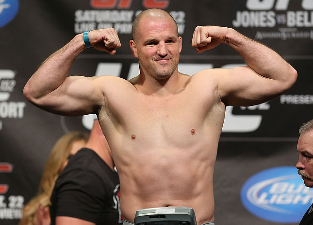 TORONTO, CANADA - SEPTEMBER 21: Matt Hamill weighs in during the UFC 152 weigh in at Mattamy Athletic Centre at the Gardens on September 21, 2012 in Toronto, Ontario, Canada. (Photo by Josh Hedges/Zuffa LLC/Zuffa LLC via Getty Images)