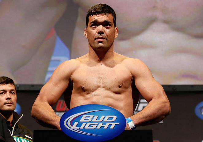 ANAHEIM, CA - FEBRUARY 22: Lyoto Machida weighs in during the UFC 157 weigh-in at Honda Center on February 22, 2013 in Anaheim, California. (Photo by Josh Hedges/Zuffa LLC/Zuffa LLC via Getty Images)