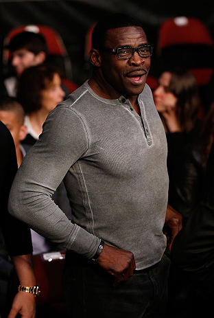 NEWARK, NJ - APRIL 27: NFL Hall of Famer Michael Irvin attends the UFC 159 event at the Prudential Center on April 27, 2013 in Newark, New Jersey. (Photo by Josh Hedges/Zuffa LLC/Zuffa LLC via Getty Images)