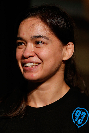 WINNIPEG, CANADA - JUNE 13: Rosi Sexton interacts with media during the UFC 161 media day at The Met on June 13, 2013 in Winnipeg, Manitoba, Canada. (Photo by Josh Hedges/Zuffa LLC/Zuffa LLC via Getty Images)