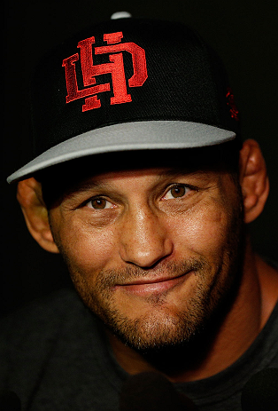 WINNIPEG, CANADA - JUNE 13: Dan Henderson interacts with media during the UFC 161 media day at The Met on June 13, 2013 in Winnipeg, Manitoba, Canada. (Photo by Josh Hedges/Zuffa LLC/Zuffa LLC via Getty Images)