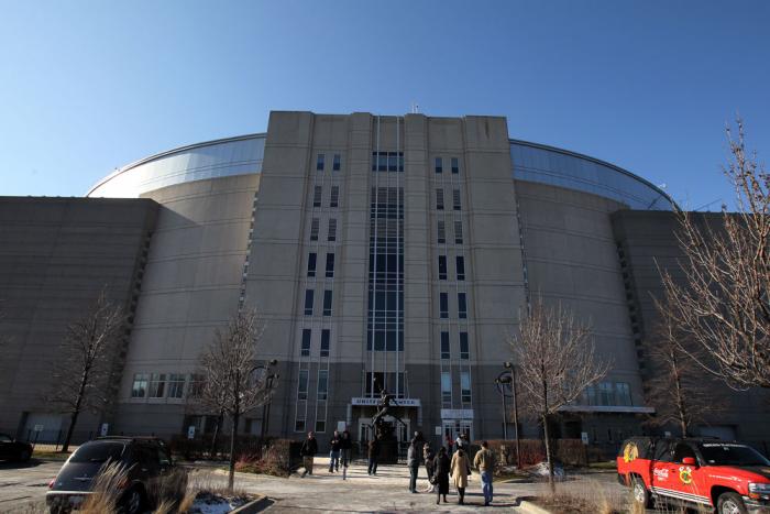 CHICAGO, IL - JANUARY 28: A general view of the outside of the arena before the UFC on FOX event at United Center on January 28, 2012 in Chicago, Illinois. (Photo by Josh Hedges/Zuffa LLC/Zuffa LLC via Getty Images)