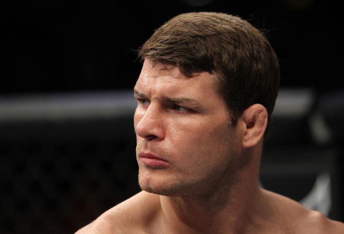 CHICAGO, IL - JANUARY 28: Michael Bisping stands in the Octagon before his bout against Chael Sonnen during the UFC on FOX event at United Center on January 28, 2012 in Chicago, Illinois. (Photo by Josh Hedges/Zuffa LLC/Zuffa LLC via Getty Images) *** L