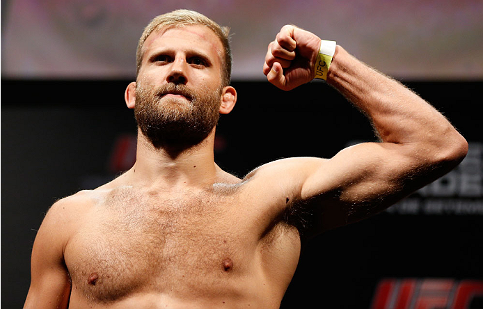BELO HORIZONTE, BRAZIL - SEPTEMBER 03: Tor Troeng weighs in during the UFC weigh-in event at Mineirinho Arena on September 3, 2013 in Belo Horizonte, Brazil. (Photo by Josh Hedges/Zuffa LLC/Zuffa LLC via Getty Images)