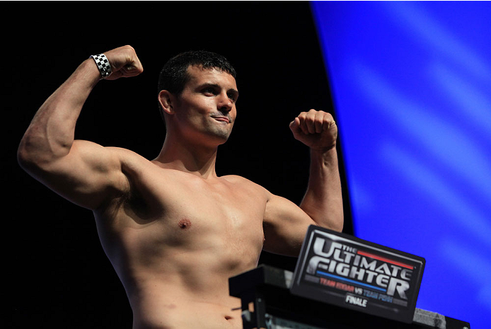 LAS VEGAS, NV - JULY 5: Patrick Walsh weighs in during the TUF 19 Finale weigh-in inside the Mandalay Bay Convention Center on July 5, 2014 in Las Vegas, Nevada.(Photo by Brandon Magnus/Zuffa LLC/Zuffa LLC via Getty Images)