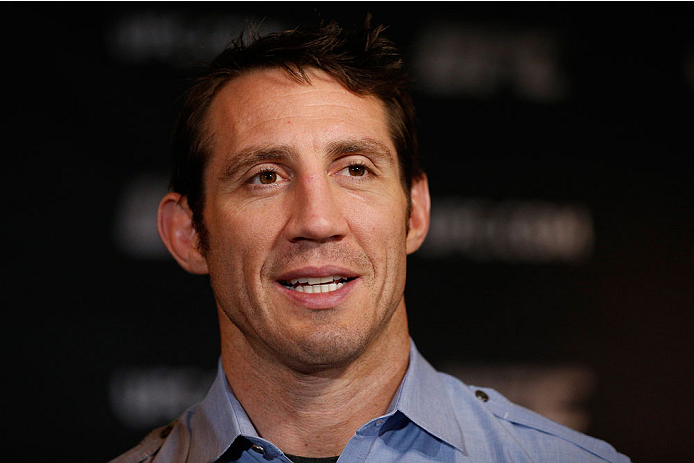 QUEBEC CITY, CANADA - APRIL 14: Tim Kennedy interacts with media during the UFC Ultimate Media Day at the TRYP Quebec Hotel on April 14, 2014 in Quebec City, Quebec, Canada. (Photo by Josh Hedges/Zuffa LLC/Zuffa LLC via Getty Images)