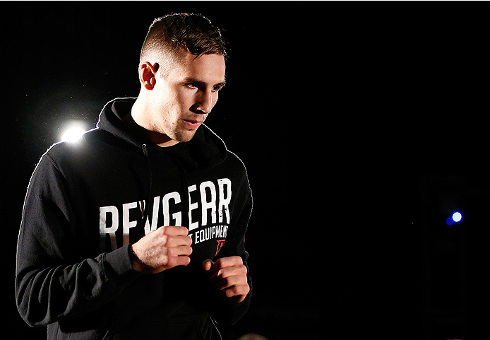 VANCOUVER, CANADA - JUNE 12: Rory MacDonald holds an open training session for media at the EA Sports Capture Lab on June 12, 2014 in Vancouver, British Columbia, Canada. (Photo by Josh Hedges/Zuffa LLC/Zuffa LLC via Getty Images)