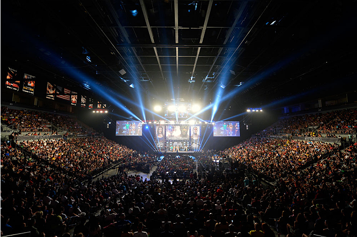 LAS VEGAS, NV - JULY 4: A general view during the UFC 175 weigh-in inside the Mandalay Bay Events Center on July 4, 2014 in Las Vegas, Nevada. (Photo by Jeff Bottari/Zuffa LLC/Zuffa LLC via Getty Images)