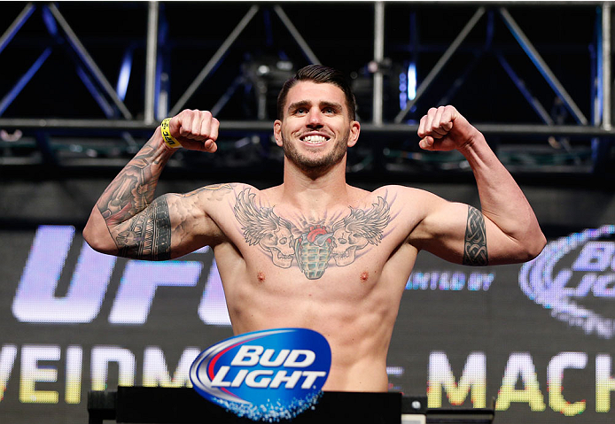 LAS VEGAS, NV - JULY 04: Chris Camozzi weighs in during the UFC 175 weigh-in inside the Mandalay Bay Events Center on July 4, 2014 in Las Vegas, Nevada. (Photo by Josh Hedges/Zuffa LLC/Zuffa LLC via Getty Images)