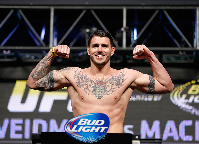 LAS VEGAS, NV - JULY 04: Chris Camozzi weighs in during the UFC 175 weigh-in inside the Mandalay Bay Events Center on July 4, 2014 in Las Vegas, Nevada. (Photo by Josh Hedges/Zuffa LLC/Zuffa LLC via Getty Images)