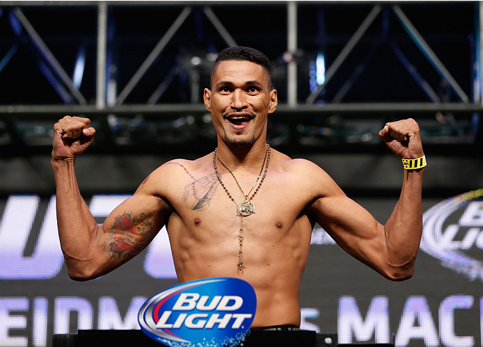 LAS VEGAS, NV - JULY 04: Ildemar Alcantara weighs in during the UFC 175 weigh-in inside the Mandalay Bay Events Center on July 4, 2014 in Las Vegas, Nevada. (Photo by Josh Hedges/Zuffa LLC/Zuffa LLC via Getty Images)