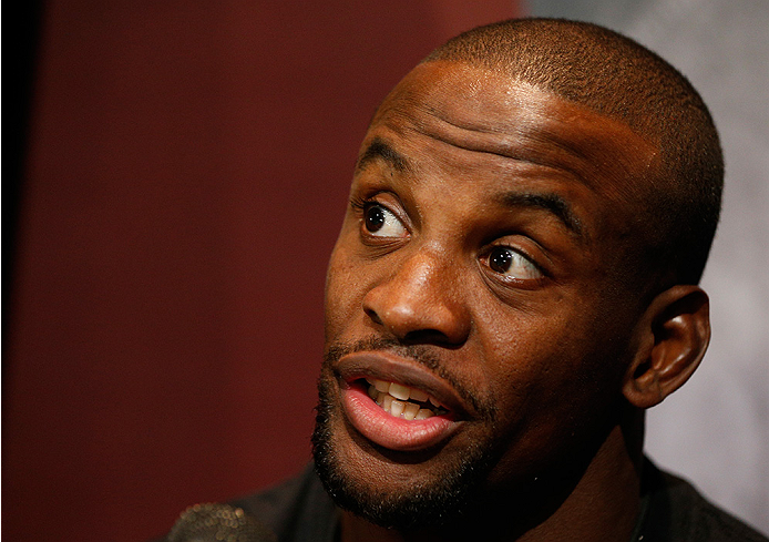 LAS VEGAS, NV - JULY 03: Eddie Gordon interacts with media during the UFC Ultimate Media Day at the Mandalay Bay Resort and Casino on July 3, 2014 in Las Vegas, Nevada. (Photo by Josh Hedges/Zuffa LLC/Zuffa LLC via Getty Images)