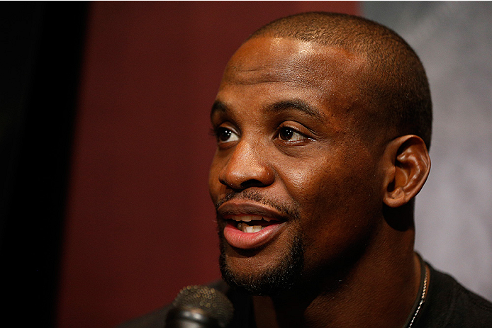 LAS VEGAS, NV - JULY 03: Eddie Gordon interacts with media during the UFC Ultimate Media Day at the Mandalay Bay Resort and Casino on July 3, 2014 in Las Vegas, Nevada. (Photo by Josh Hedges/Zuffa LLC/Zuffa LLC via Getty Images)