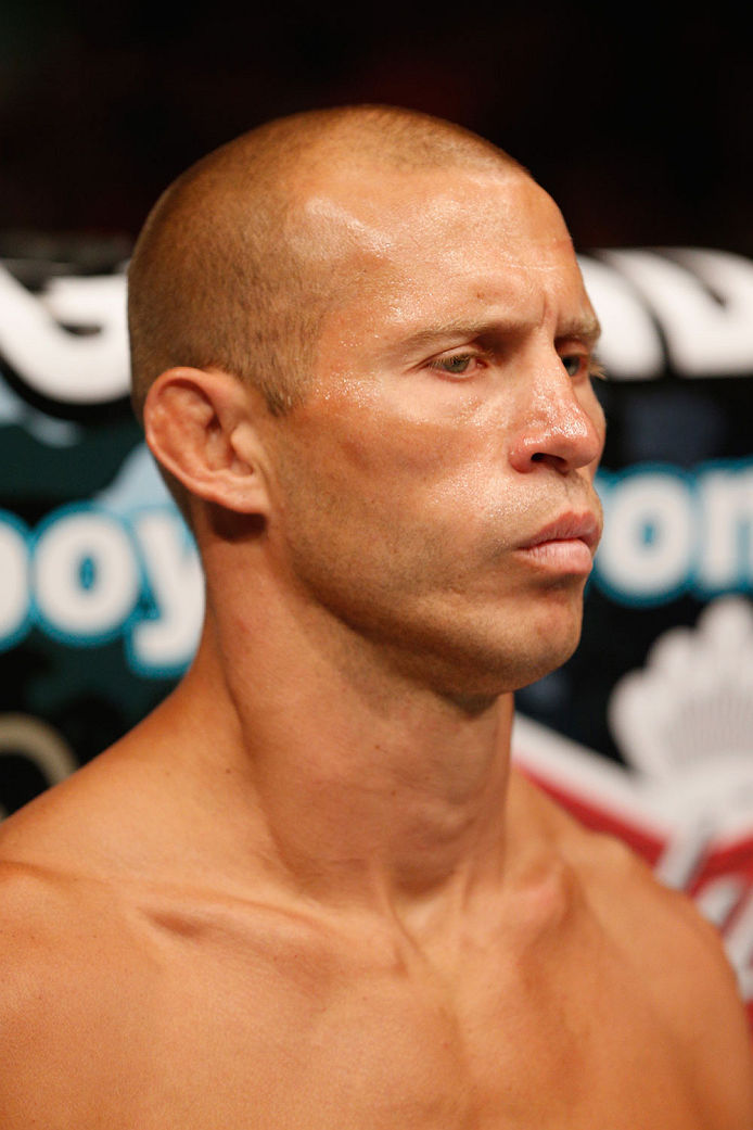 LAS VEGAS, NV - SEPTEMBER 27: Donald Cerrone enters the Octagon for his lightweight fight with Eddie Alvarez during the UFC 178 event inside the MGM Grand Garden Arena on September 27, 2014 in Las Vegas, Nevada. (Photo by Josh Hedges/Zuffa LLC/Zuffa LLC