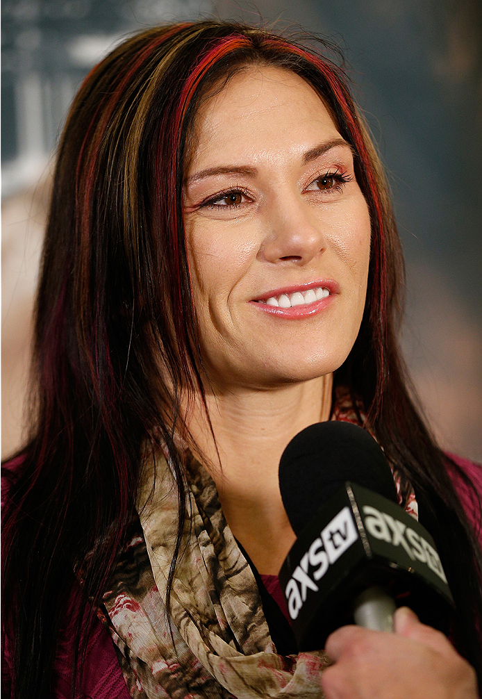 LAS VEGAS, NV - SEPTEMBER 25: Cat Zingano interacts with media during the UFC 178 Ultimate Media Day at the MGM Grand Hotel/Casino on September 25, 2014 in Las Vegas, Nevada. (Photo by Josh Hedges/Zuffa LLC/Zuffa LLC via Getty Images)