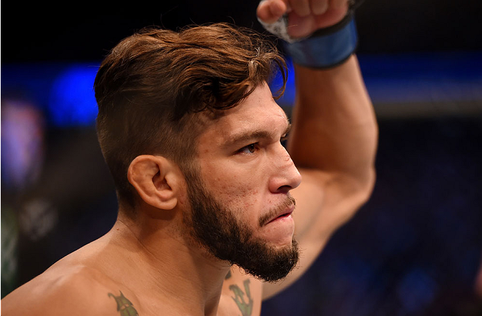 MELBOURNE, AUSTRALIA - NOVEMBER 15: Danny Martinez is seen in the Octagon before fighting againtst Richie Vaculik (not pictured) in their flyweight bout during the UFC 193 event at Etihad Stadium on November 15, 2015 in Melbourne, Australia. (Photo by J