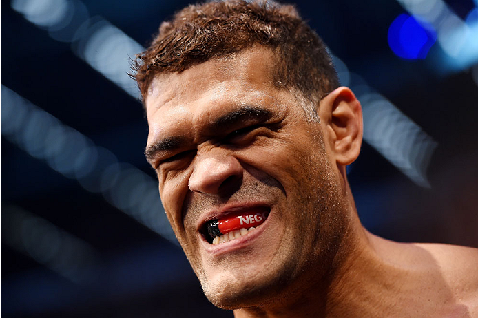 MELBOURNE, AUSTRALIA - NOVEMBER 15: Antonio Silva is seen before facing Mark Hunt (not pictured) in their heavyweight bout during the UFC 193 event at Etihad Stadium on November 15, 2015 in Melbourne, Australia. (Photo by Josh Hedges/Zuffa LLC/Zuffa LLC