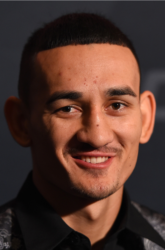LAS VEGAS, NV - DECEMBER 09: Max Holloway interacts with media during the UFC Ultimate Media Day at MGM Grand Hotel & Casino on December 9, 2015 in Las Vegas, Nevada. (Photo by Josh Hedges/Zuffa LLC/Zuffa LLC via Getty Images)