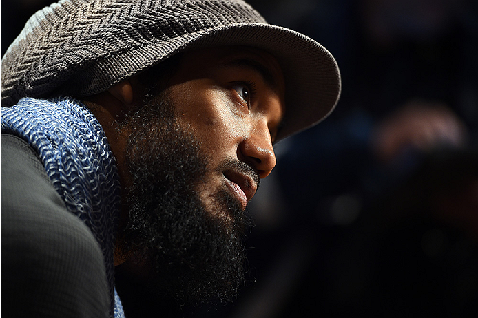 BOSTON, MA - JANUARY 16: UFC lightweight Benson 'Smooth' Henderson interacts with media at Faneuil Hall on January 16, 2015 in Boston, Massachusetts. (Photo by Jeff Bottari/Zuffa LLC/Zuffa LLC via Getty Images)