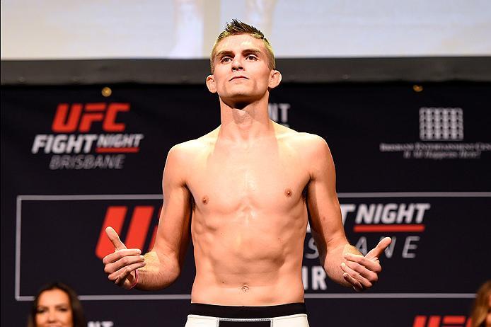 BRISBANE, AUSTRALIA - MARCH 19: Johnny Case weighs in weighs in during the UFC Fight Night weigh-in at the Brisbane Entertainment Centre on March 19, 2016 in Brisbane, Australia. (Photo by Josh Hedges/Zuffa LLC/Zuffa LLC via Getty Images)